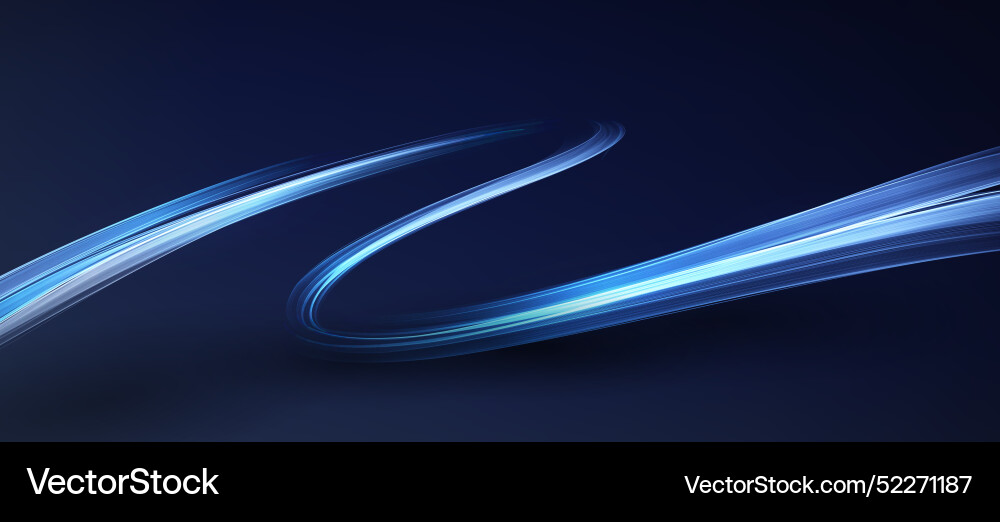 Abstract shiny color blue wave design element Abstract shiny color blue wave design element vector image
