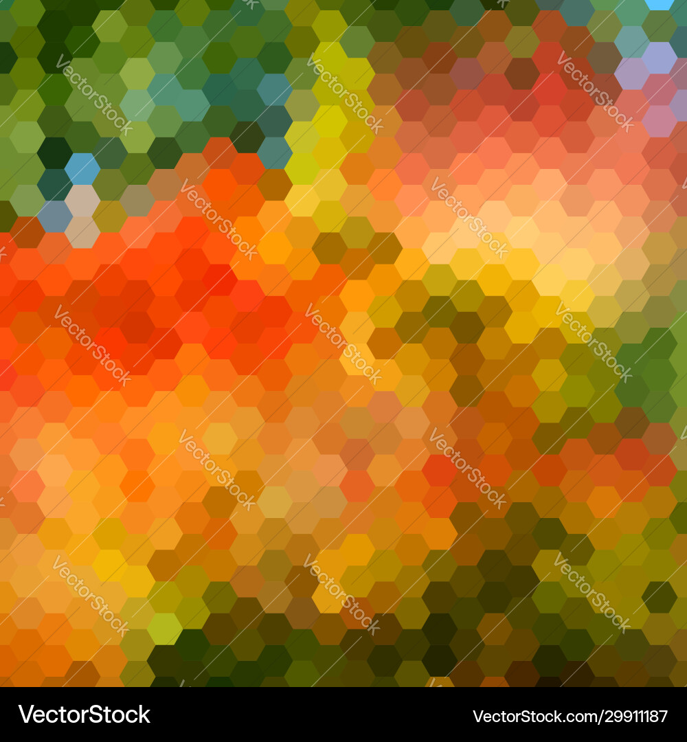 Background with colorful hex grid Background with colorful hex grid vector image