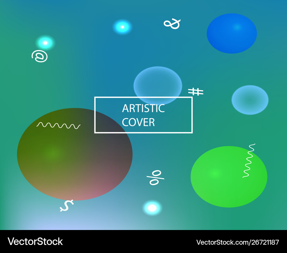 Gradient smooth mesh background vector image