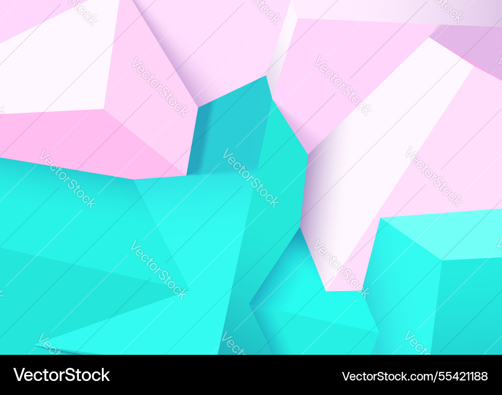 Abstract background with realistic colorful cubes Abstract background with realistic colorful cubes vector image