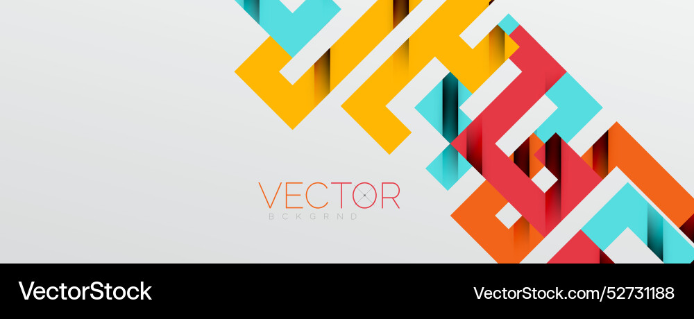 Color bend lines with shadow texture effect Vector Image