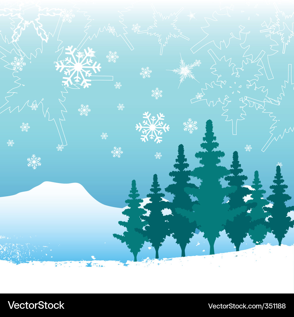 Hintergrund des Winters Vektorbild