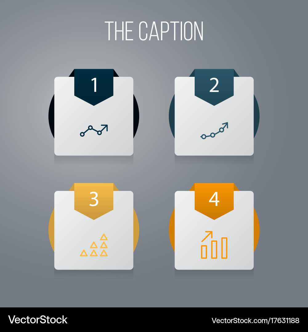 Outline graph set of arrow up infographic vector image