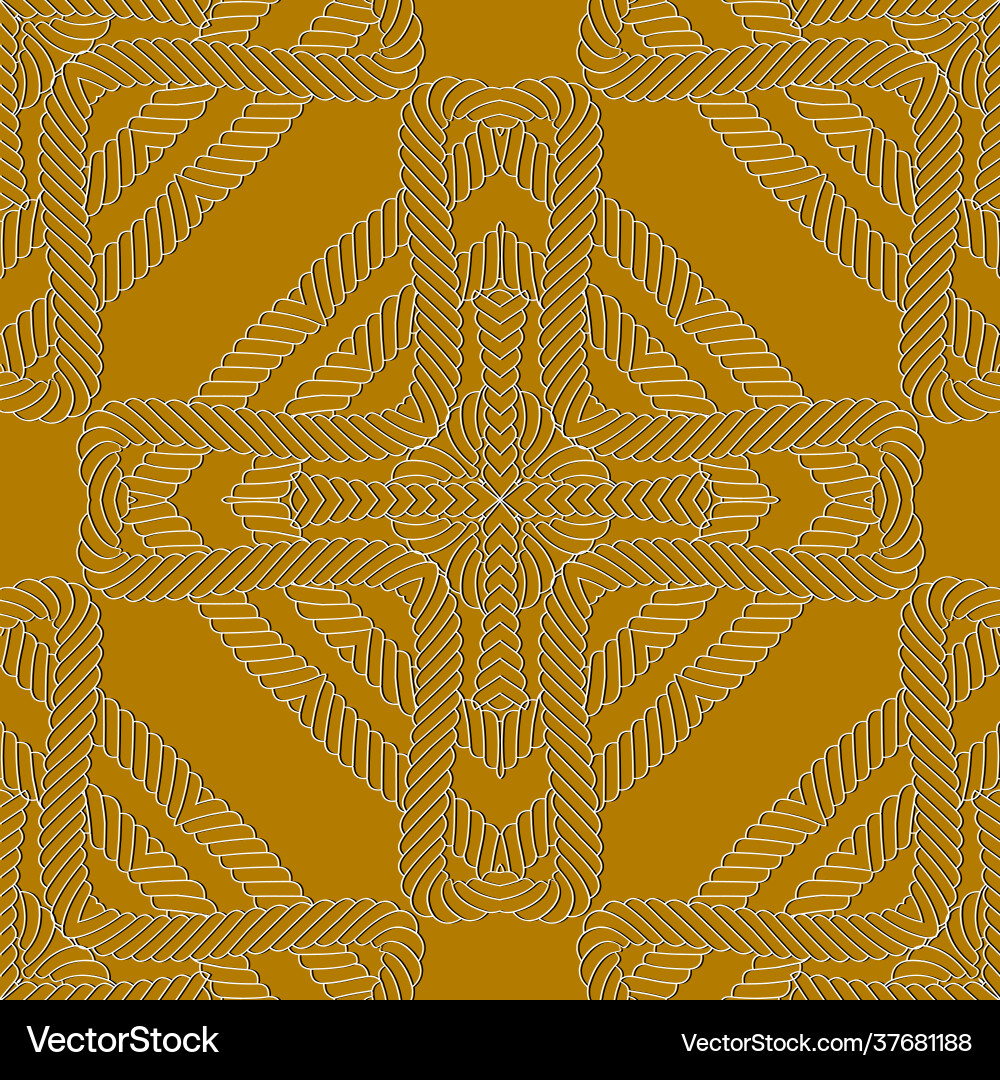 Ropes and strings seamless pattern modern Vector Image