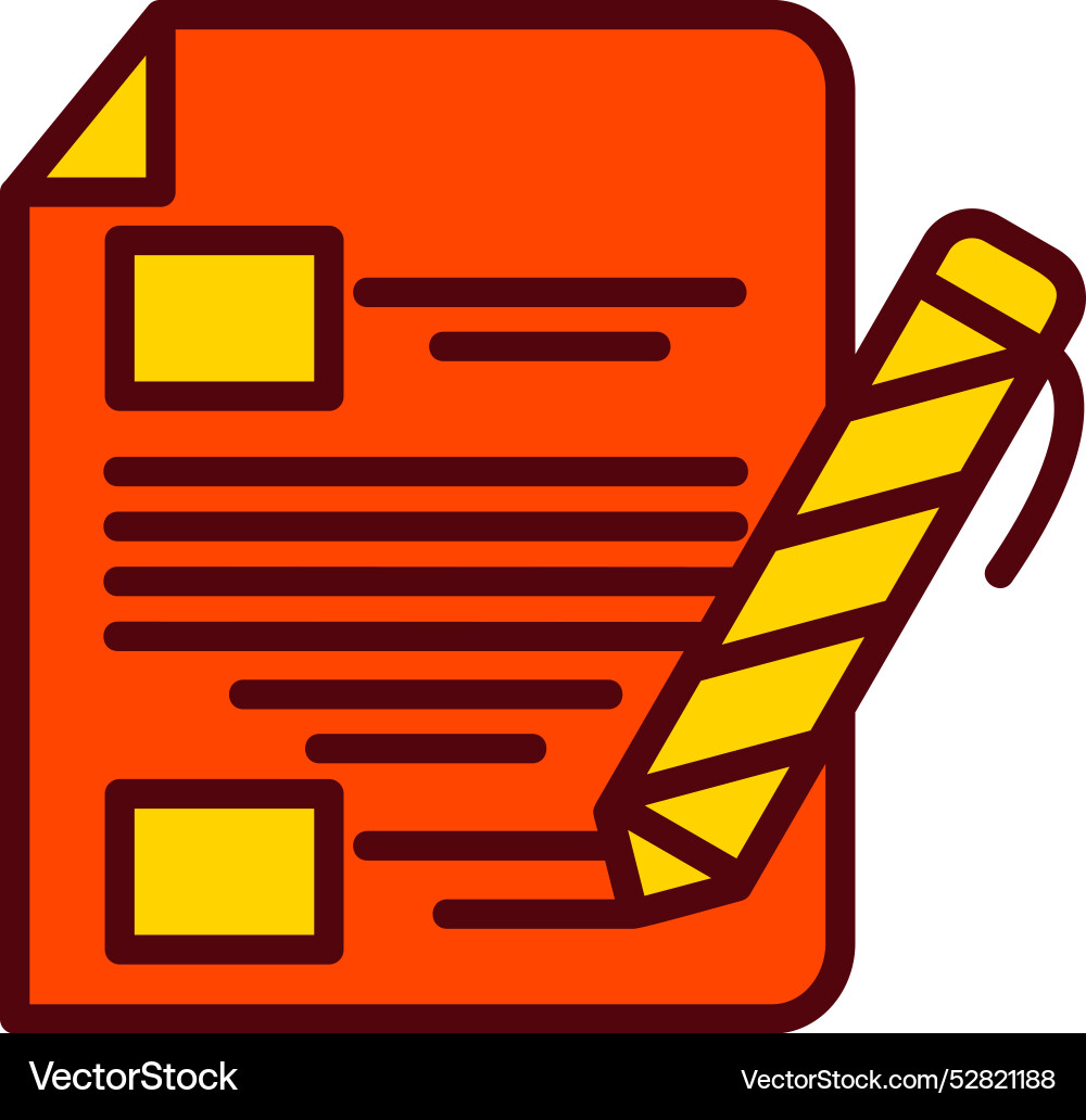 Write icon design Vector Image