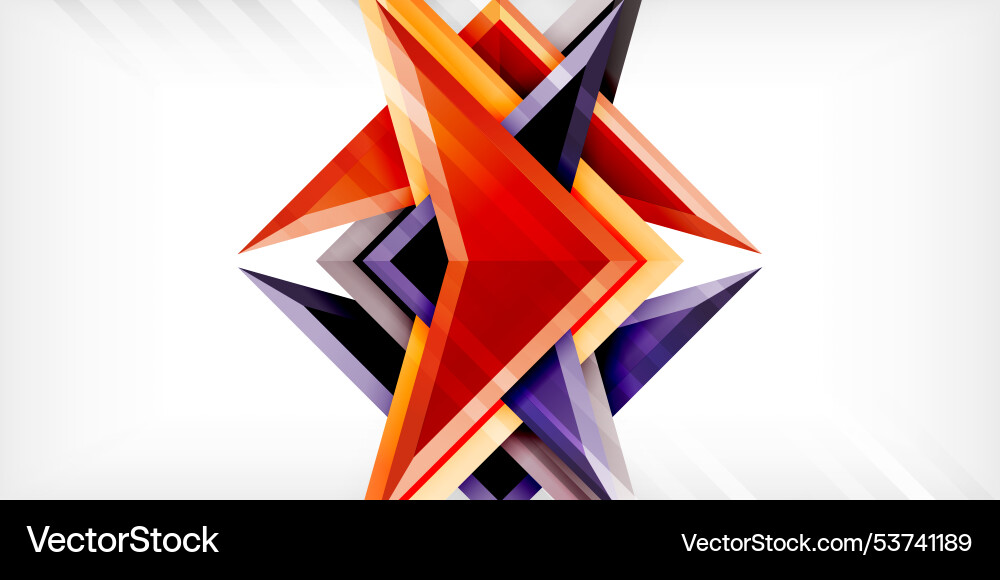 Abstract background color triangles and arrows Abstract background color triangles and arrows Vector Image