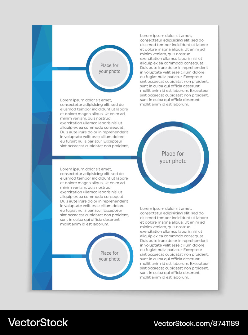 Abstract layout background for web vector image