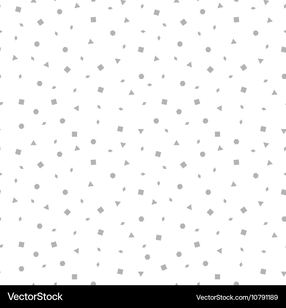 Abstract memphis pattern with mosaic vector image