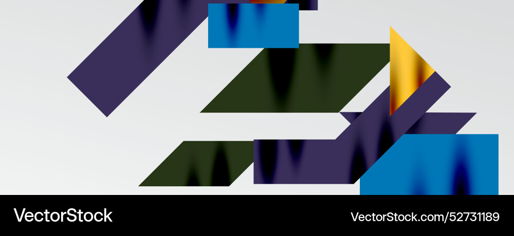 Dynamic lines and triangles Vector Image