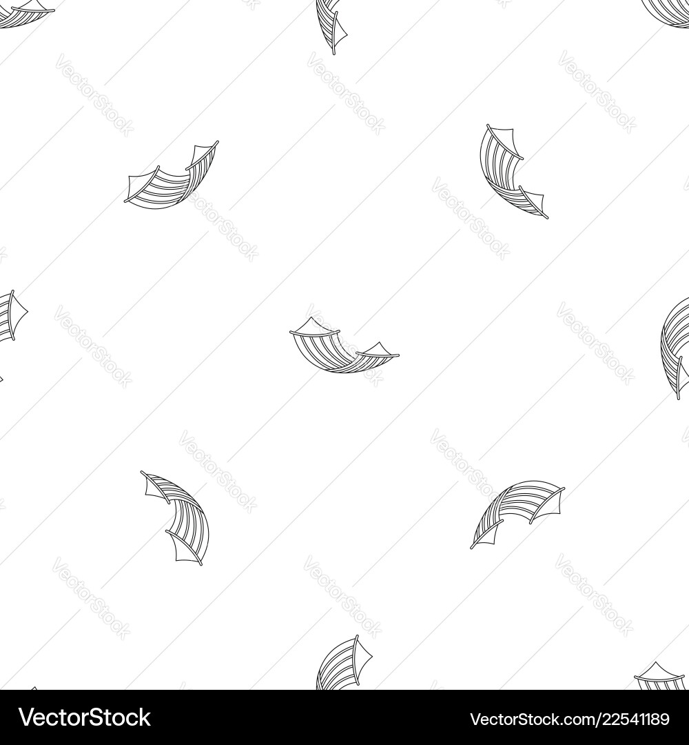 Hammock Pattern - Seamless Repeat vector image