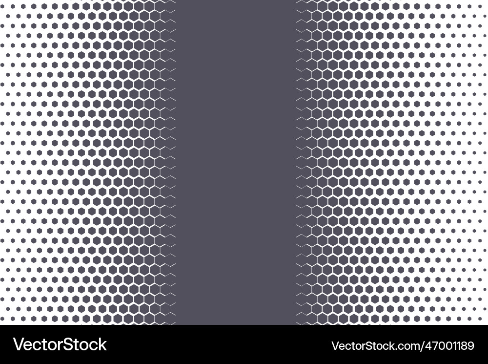 Hexagonal pattern geometric hexagon halftone Hexagonal pattern geometric hexagon halftone vector image