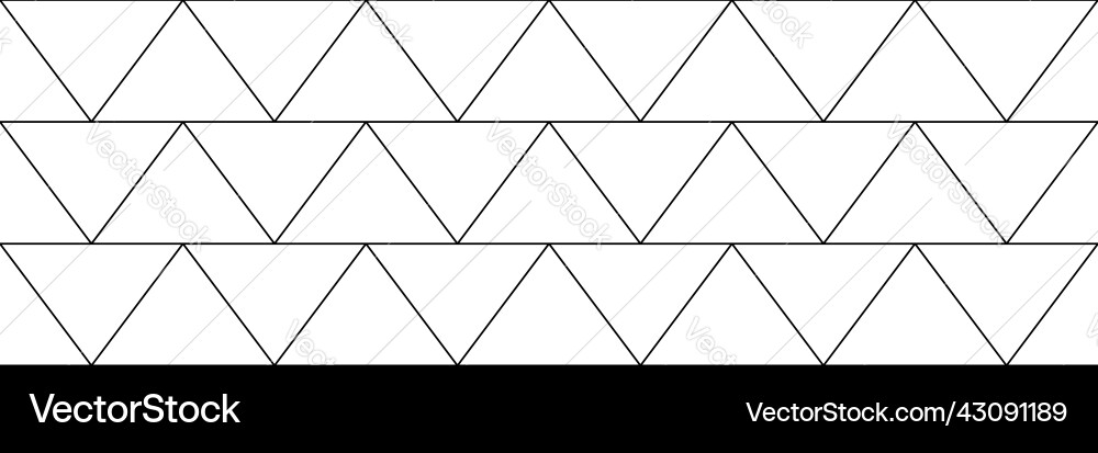 Triangle grid mesh seamlessly repeatable pattern vector image