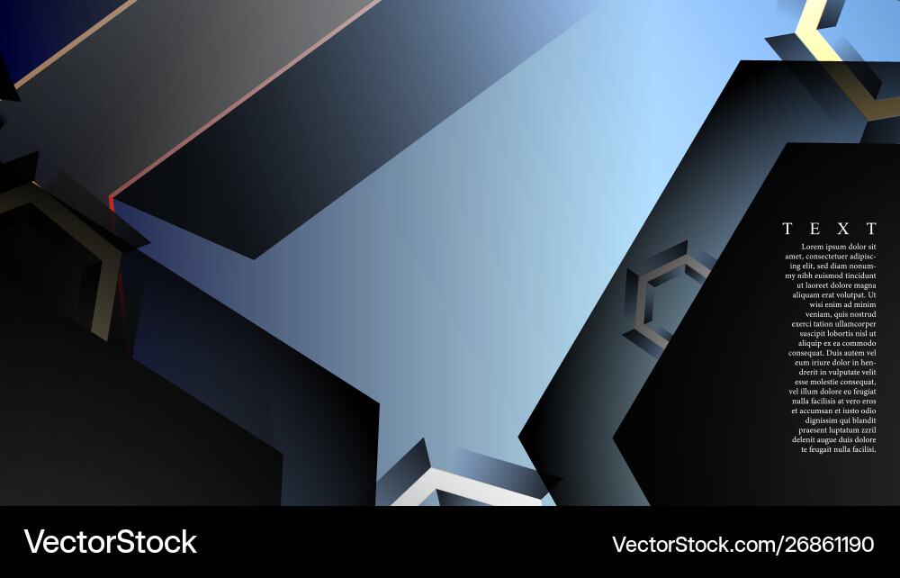 Abstract background with gradient hexagon shapes Abstract background with gradient hexagon shapes vector image