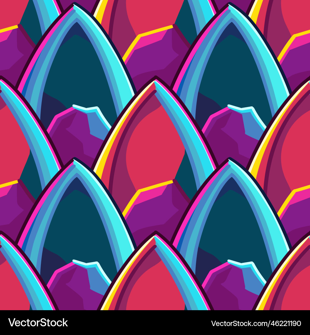 Abstract seamless pattern of colorful cat Abstract seamless pattern of colorful cat vector image