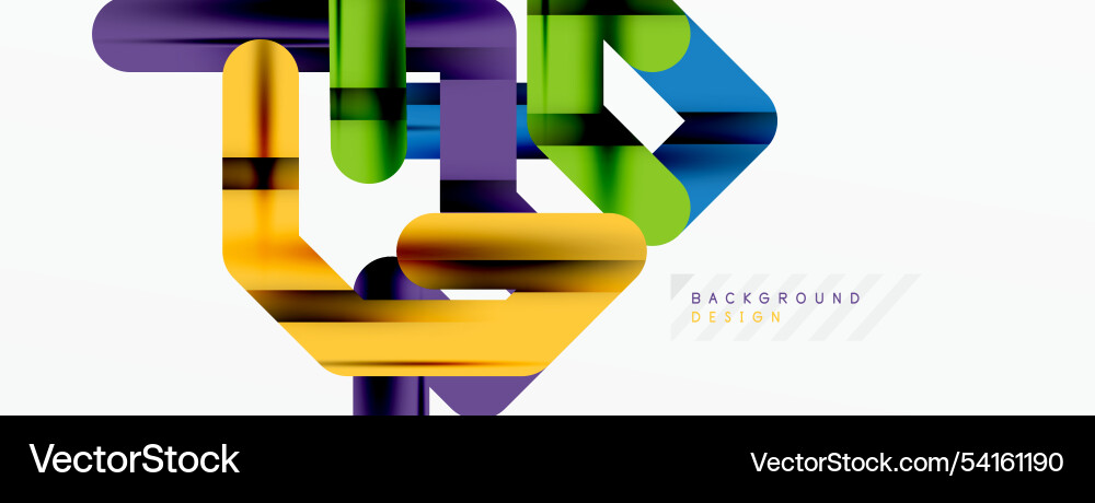 Dynamic colorful lines minimal abstract background Dynamic colorful lines minimal abstract background vector image
