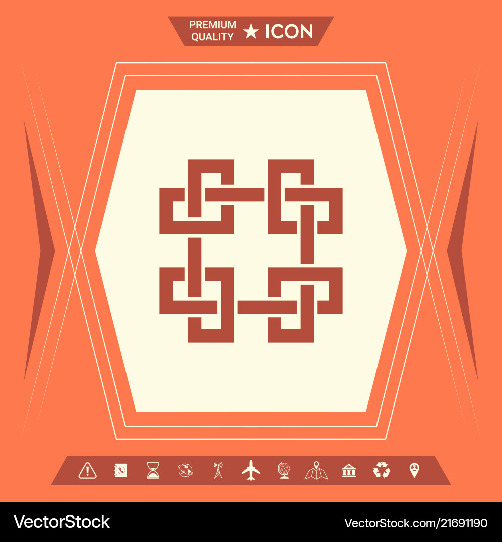 Traditional geometric oriental arabic pattern Traditional geometric oriental arabic pattern vector image