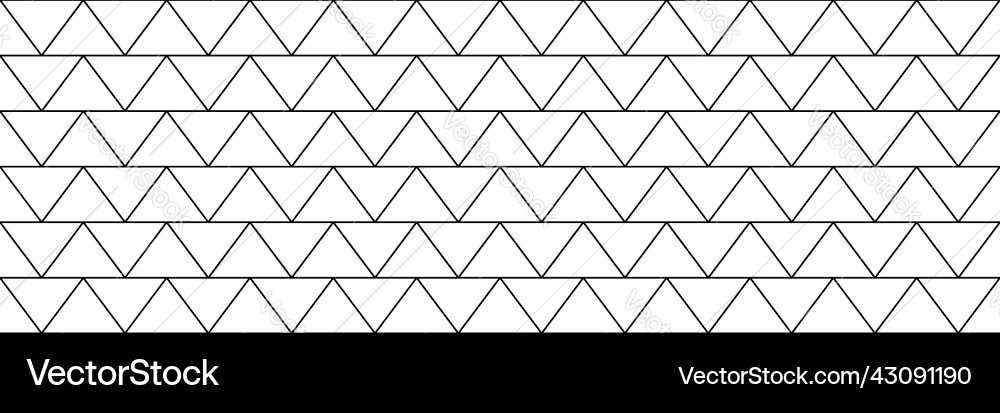 Triangle grid mesh seamlessly repeatable pattern vector image