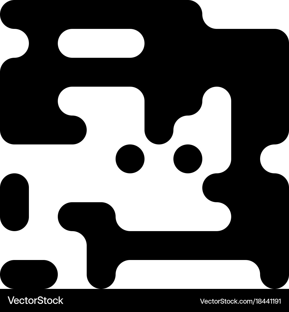 8 bit pixel art design element vector image