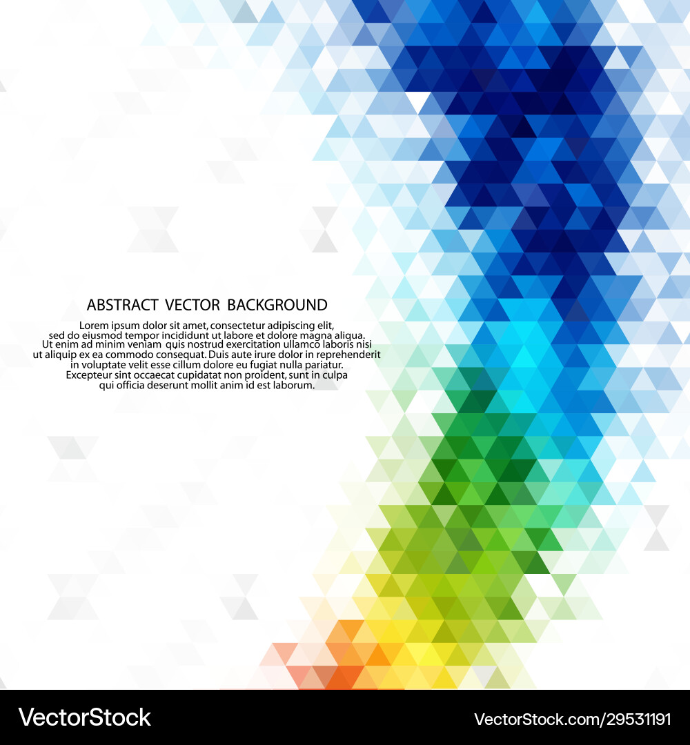 Abstract geometric background in form vector image