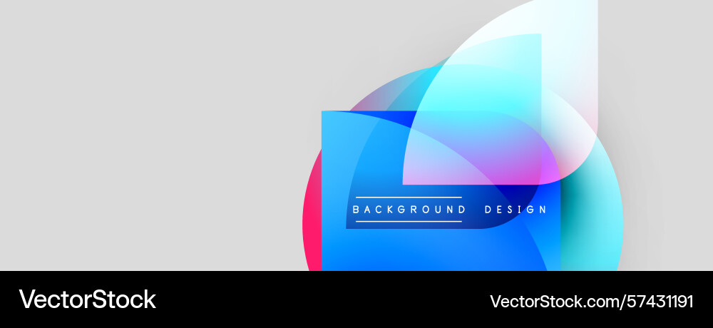 Abstract geometric shapes overlap creating Abstract geometric shapes overlap creating Vector Image