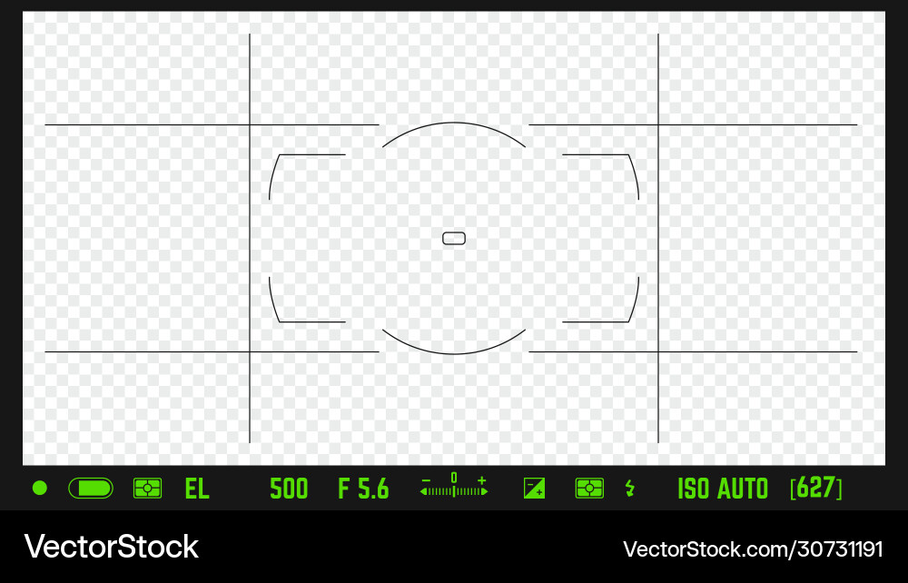 Camera Viewfinder Overlay Royalty Free Vector Image
