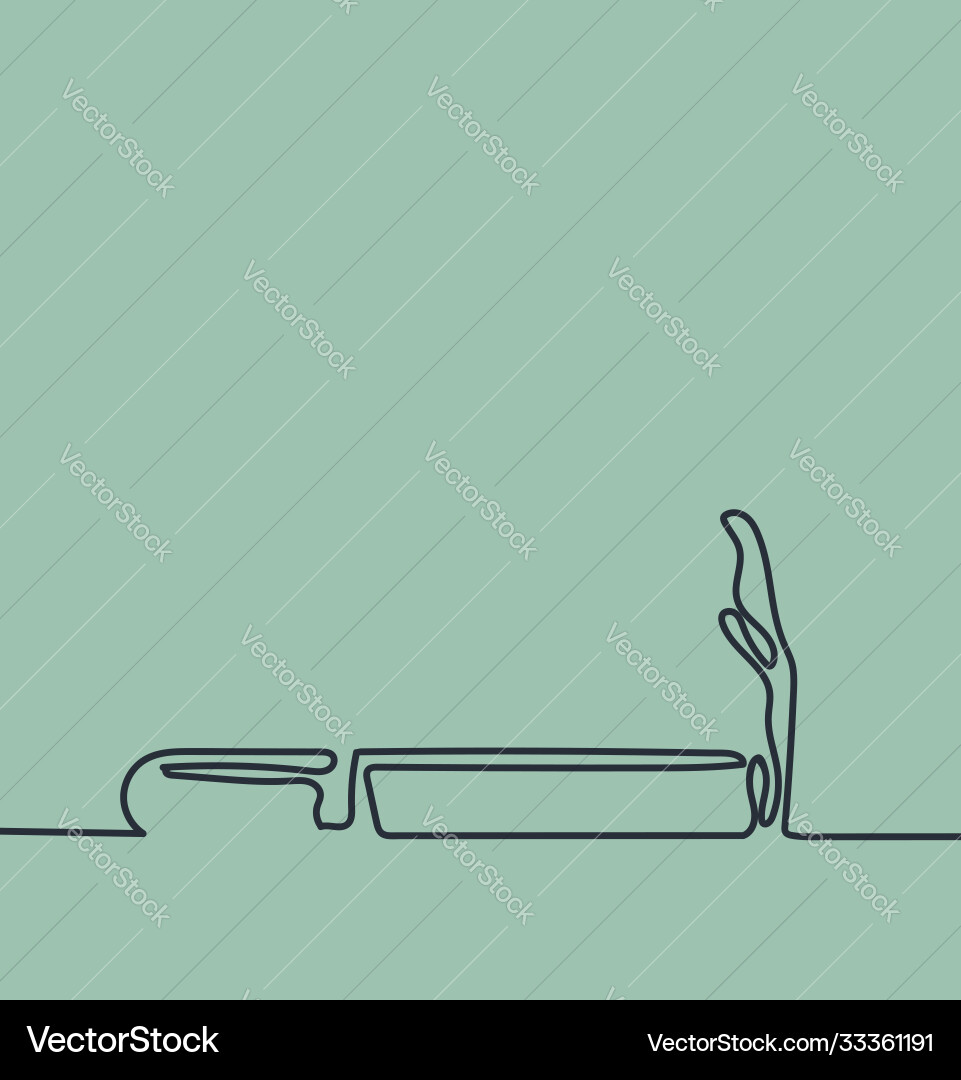Continuous line cigarette concept background Vector Image