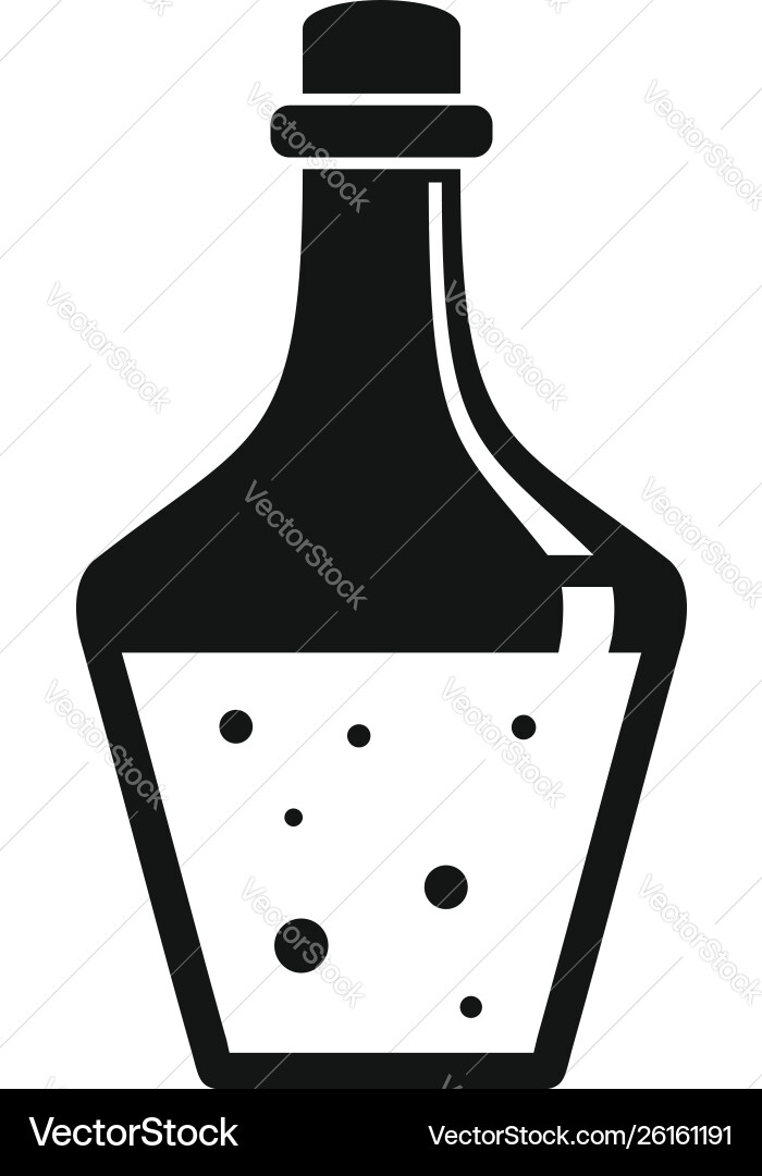 Magic potion icon simple style Magic potion icon simple style vector image
