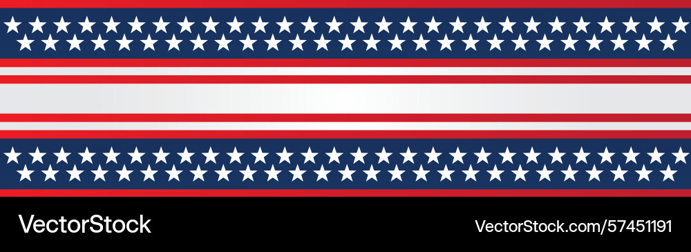 Us flag pattern background design Vector Image