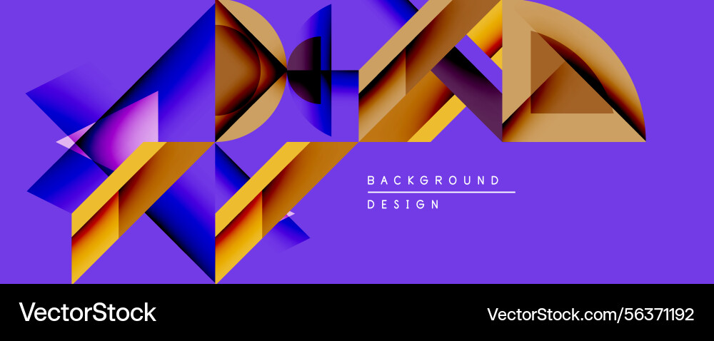 Abstract geometric shapes overlap creating Abstract geometric shapes overlap creating vector image