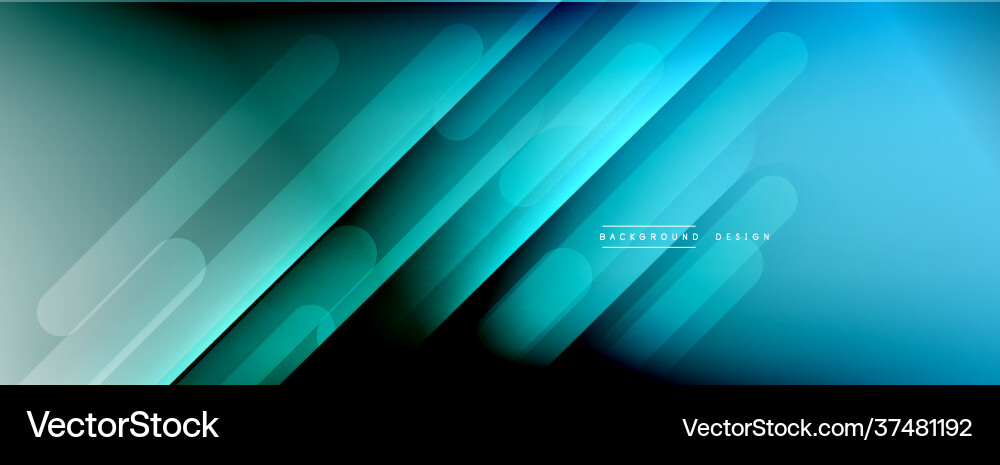 Dynamic lines abstract background 3d shadow Vector Image