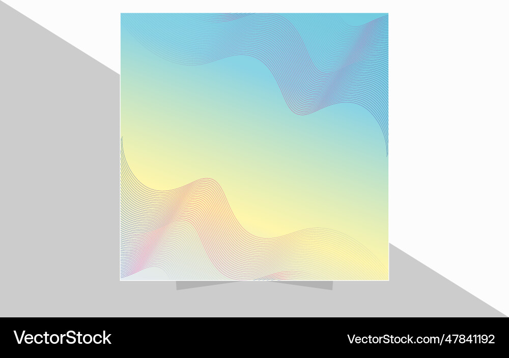 Gradient background design abstract blue Vector Image