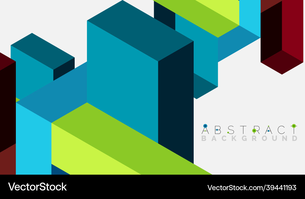 Abstract background 3d cubes cubic elements Abstract background 3d cubes cubic elements vector image