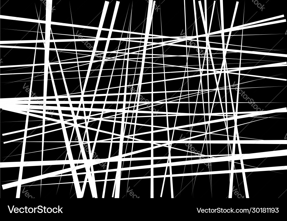Abstract geometric art with random chaotic lines Abstract geometric art with random chaotic lines vector image