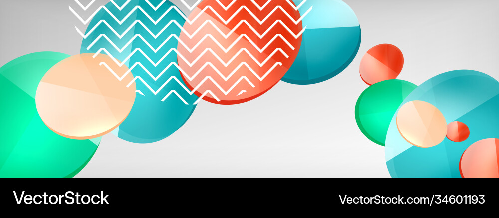 Abstract glossy round shapes background Abstract glossy round shapes background vector image