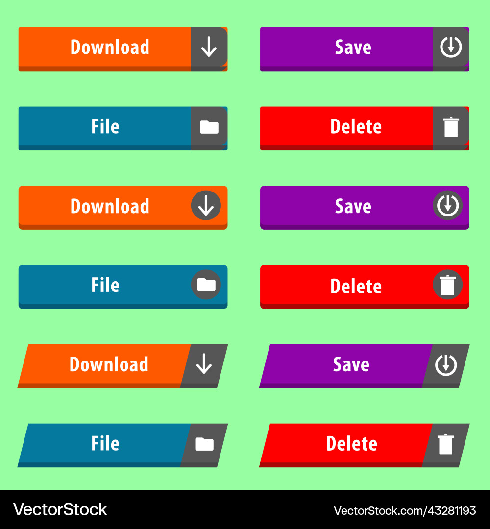 Buttons Buttons vector image