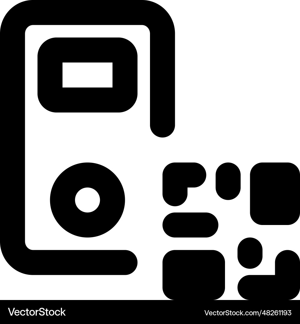 Identification of ipod information using barcode vector image