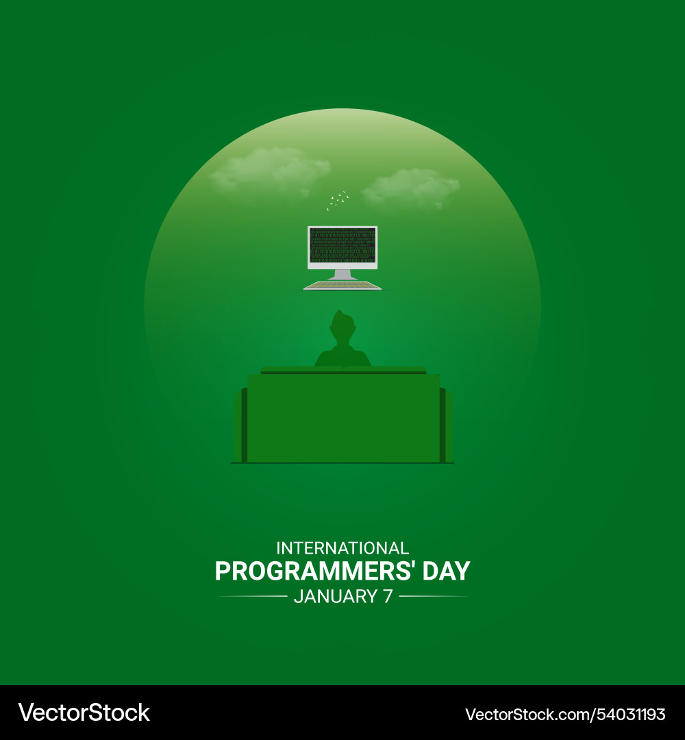 International programmers day International programmers day Vector Image