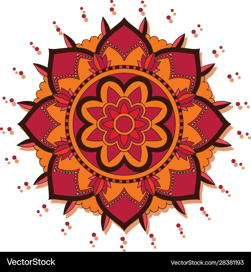 Mandala patterns on isolated background Mandala patterns on isolated background vector image