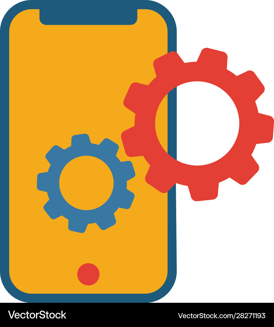 Mobile friendly icon simple element from seo Vector Image