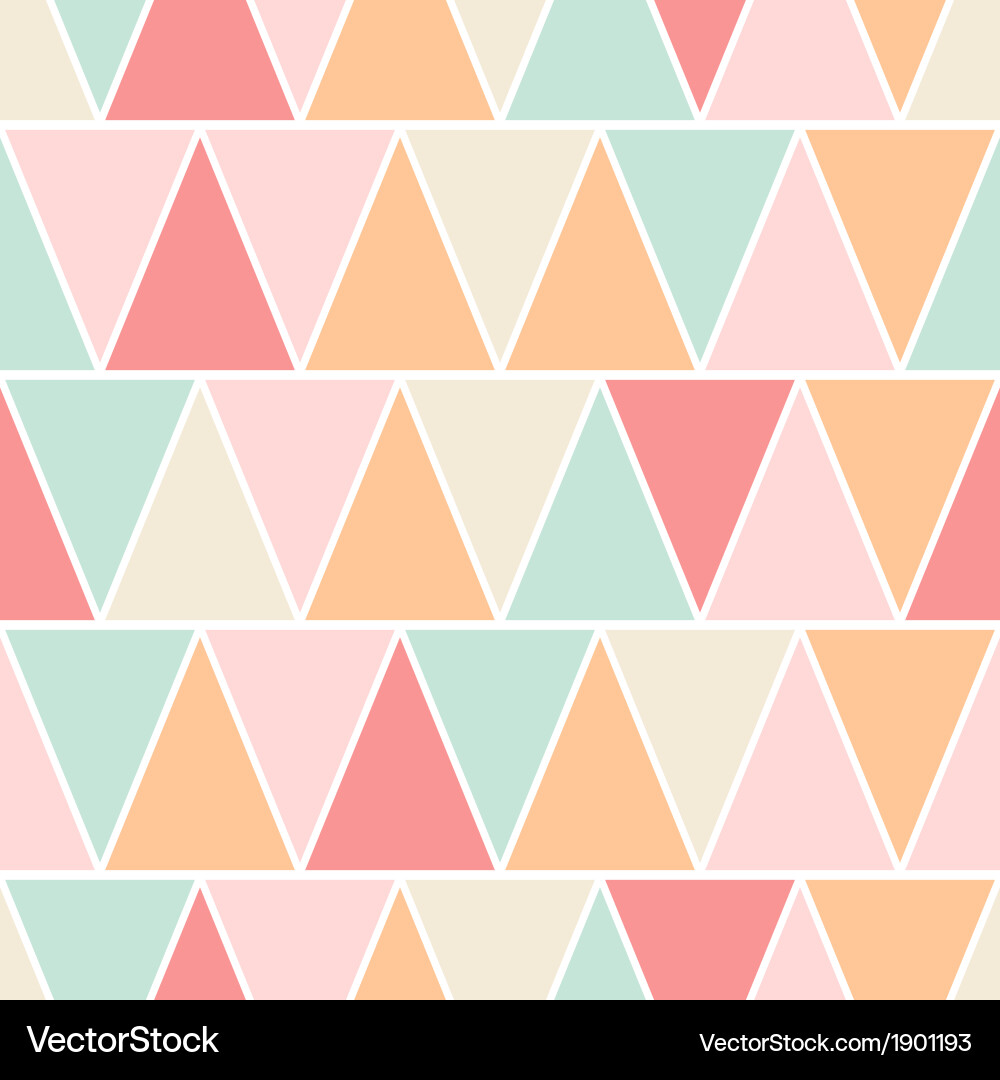 Pastel Triangle Texture Pattern vector image