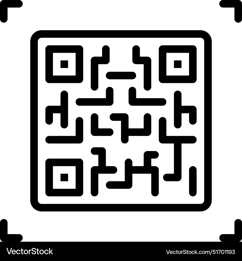Qr code access vector image