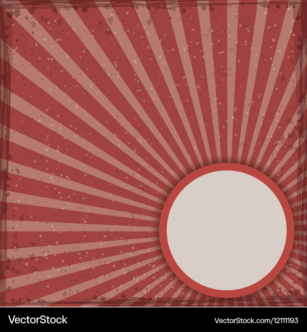 Retro background with label design vector image