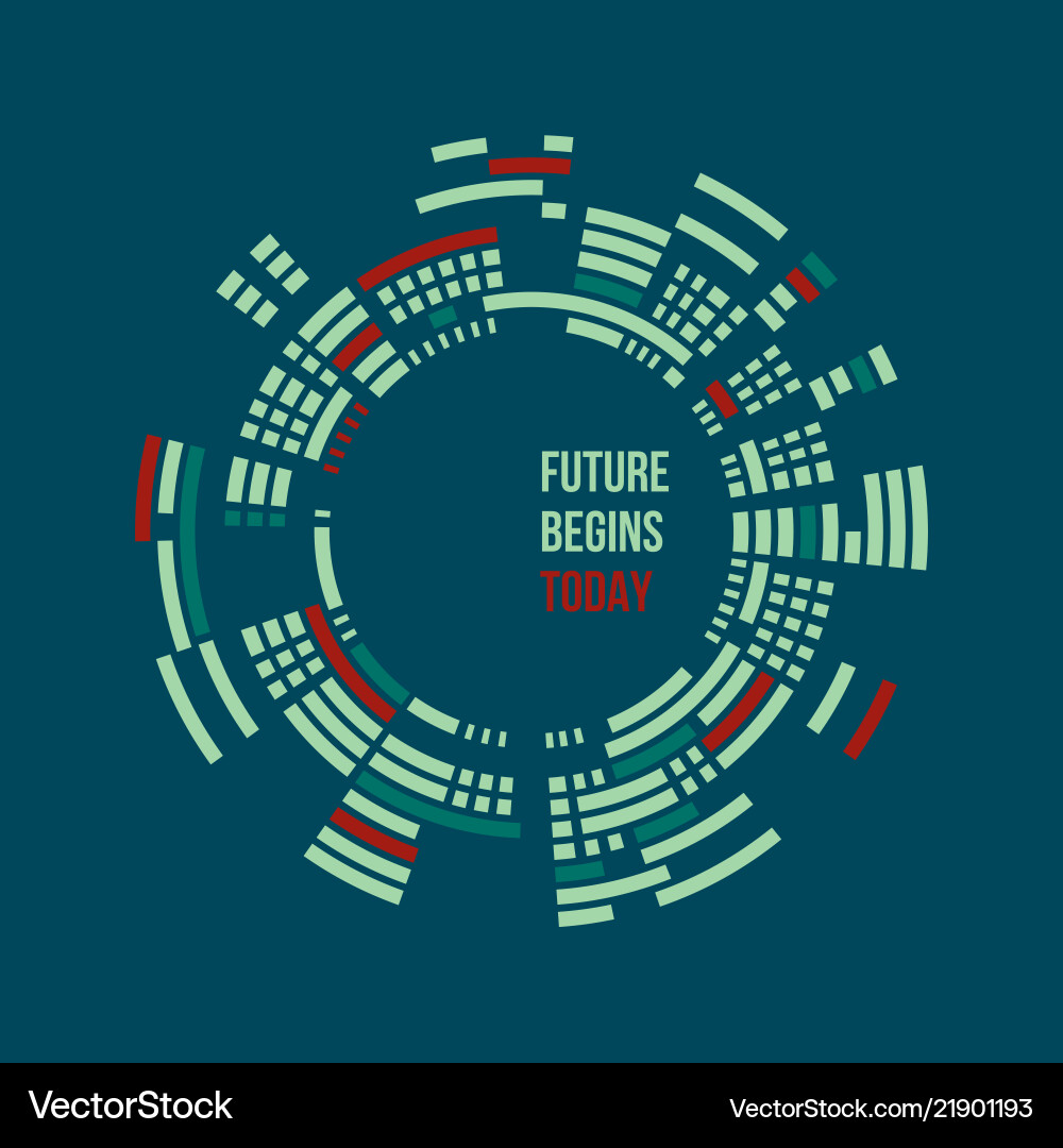Tech Circuit Background vector image