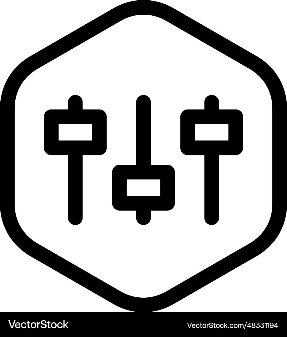 Controls icon Controls icon vector image