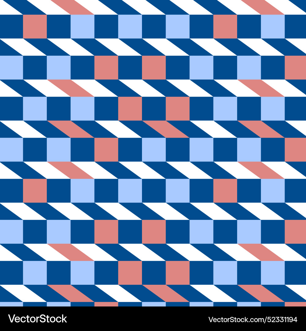 Flat checkerboard pattern Vector Image