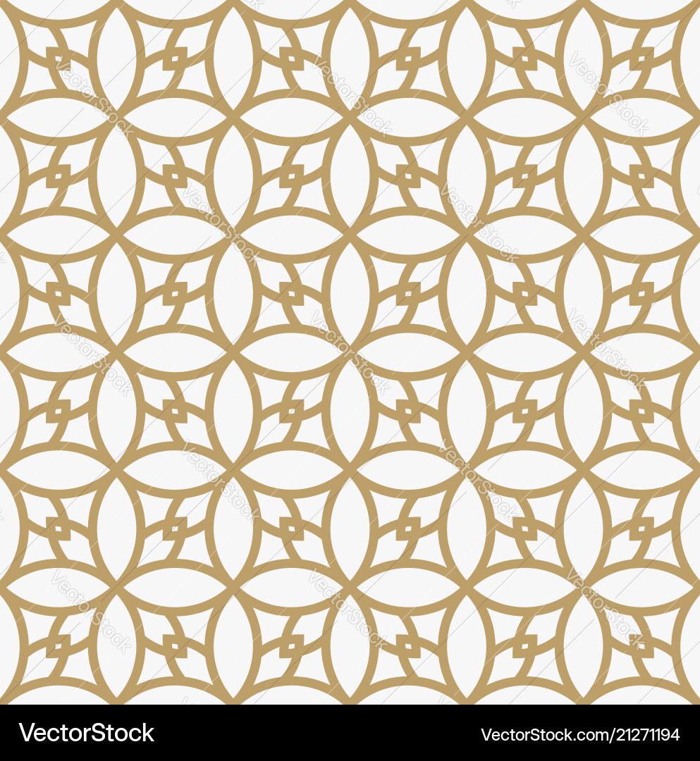 Geometric seamless pattern with line modern vector image