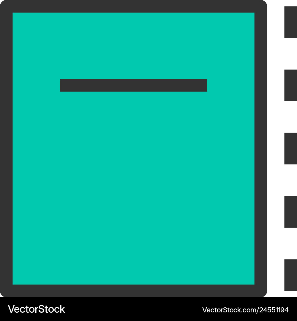 Notebook icon design stationery Notebook icon design stationery Vector Image