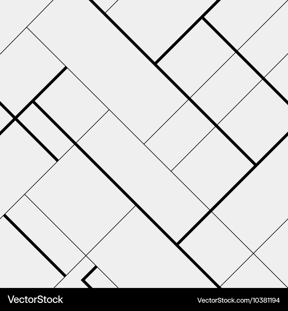 Seamless pattern diagonal polygonal rectangular vector image