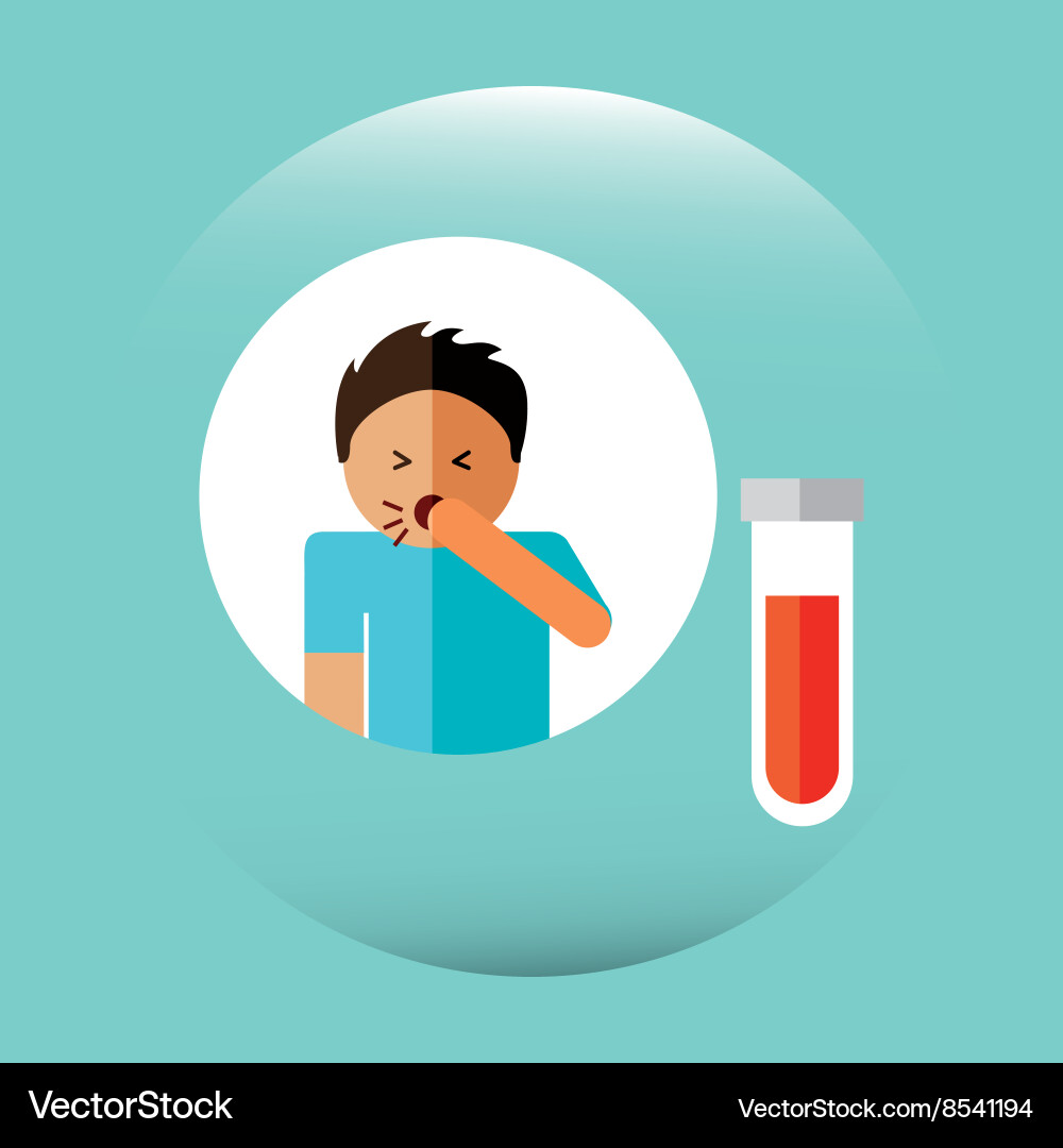 Sick person design Vector Image