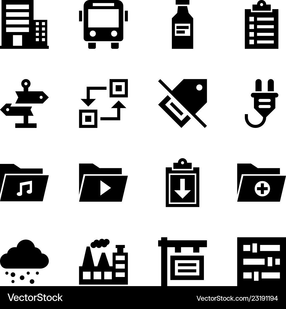 Ui set Vector Image